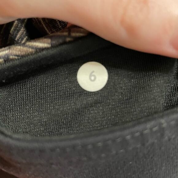 Lululemon Wunder Under Leggings 6 Womens Luon Gold Printed Athletic Athleisure - Picture 6 of 6